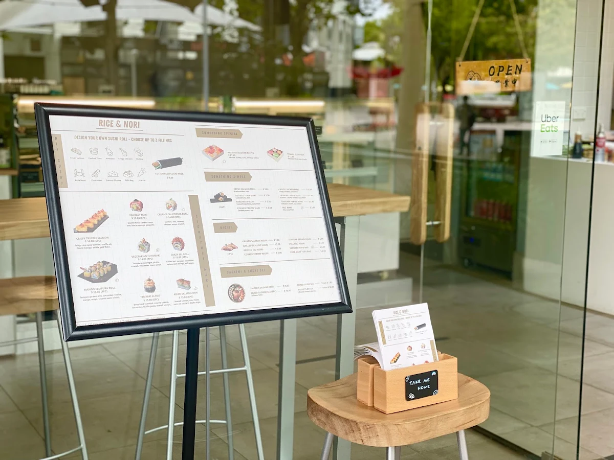 Menu, Rice & Nori Canberra