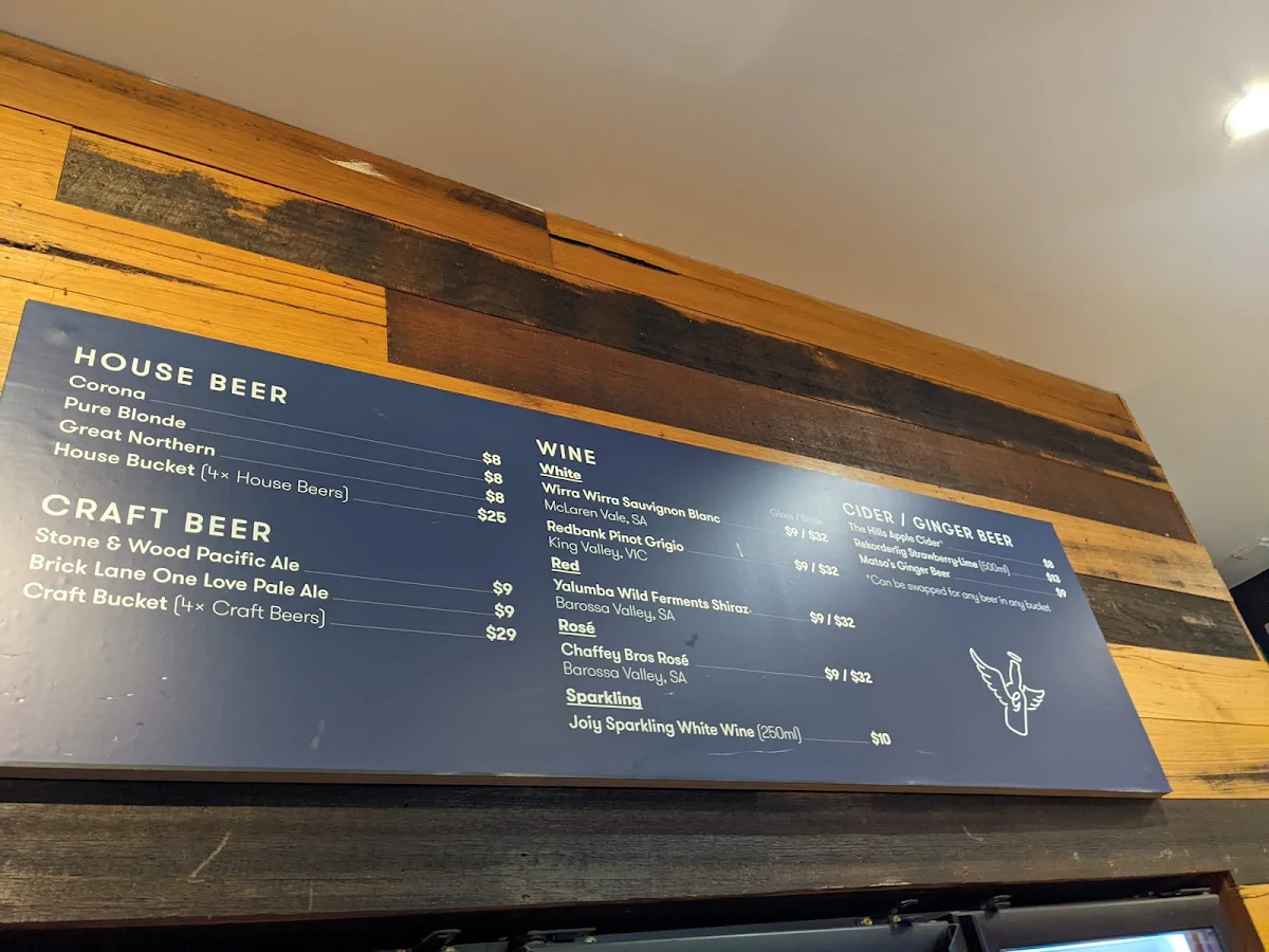 Menu, Grill'd Burgers - Elsternwick