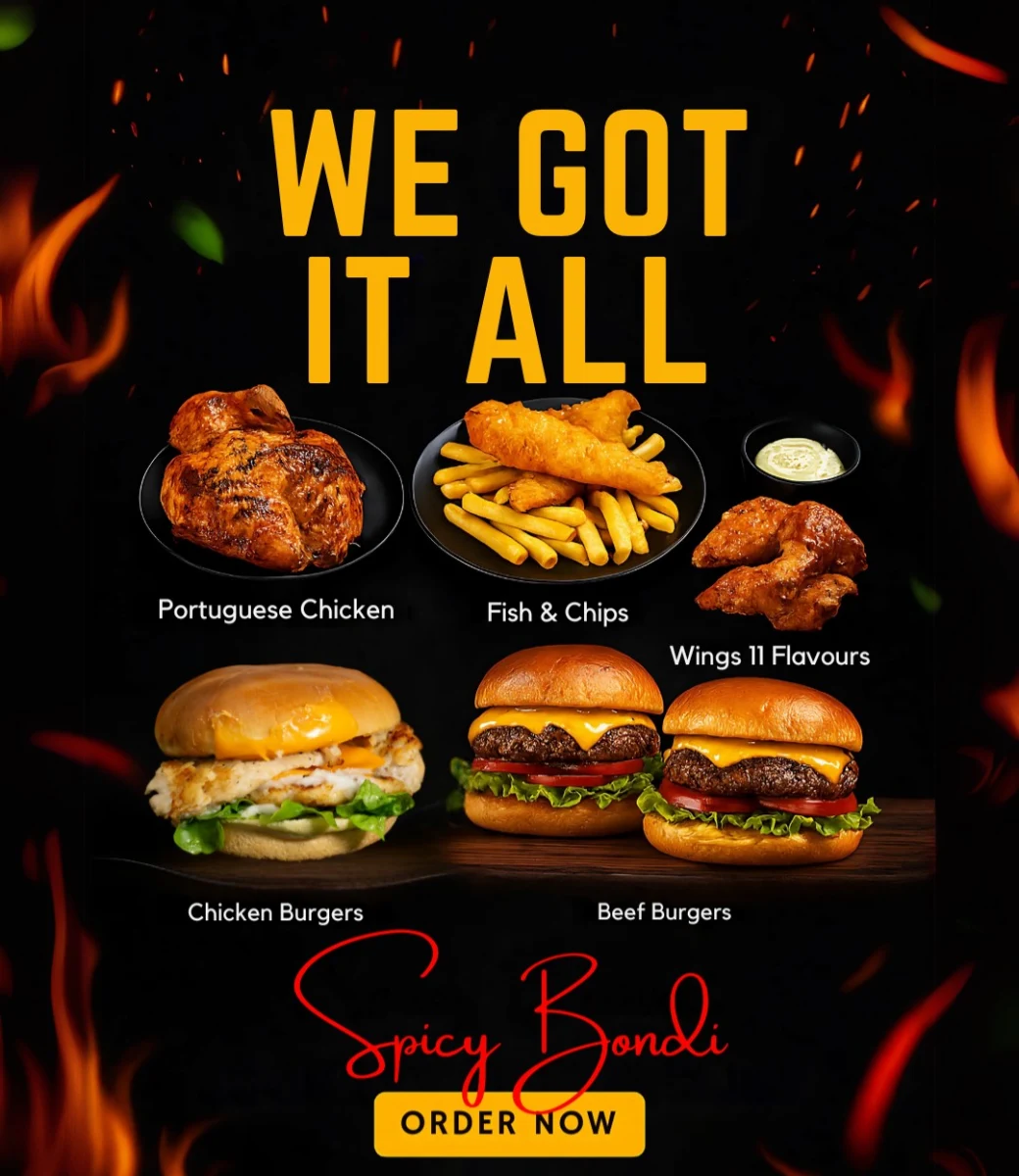 Menu, Spicy BONDI