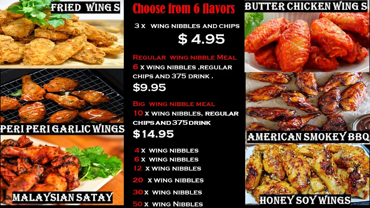 Menu, Spicy BONDI