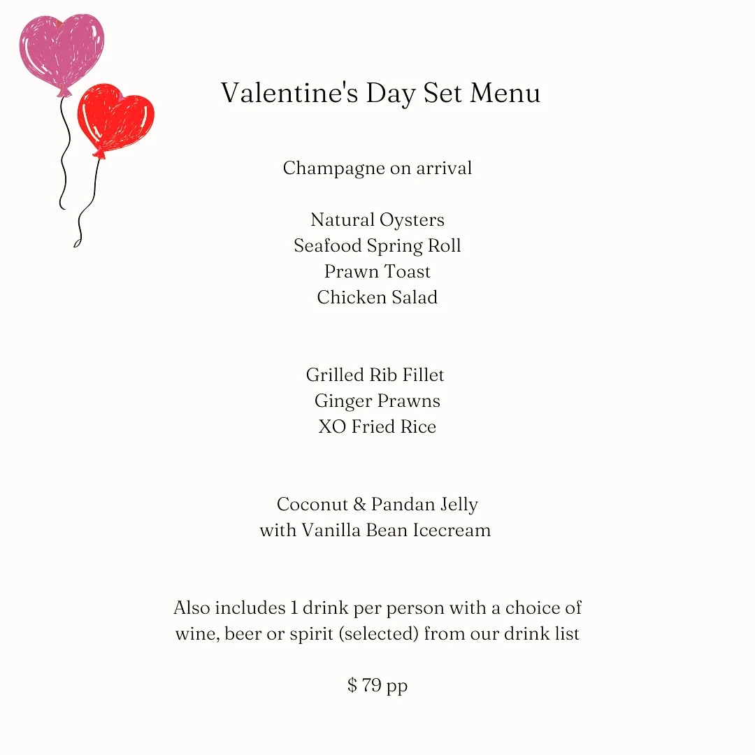 Menu, Quan 55 & Bar