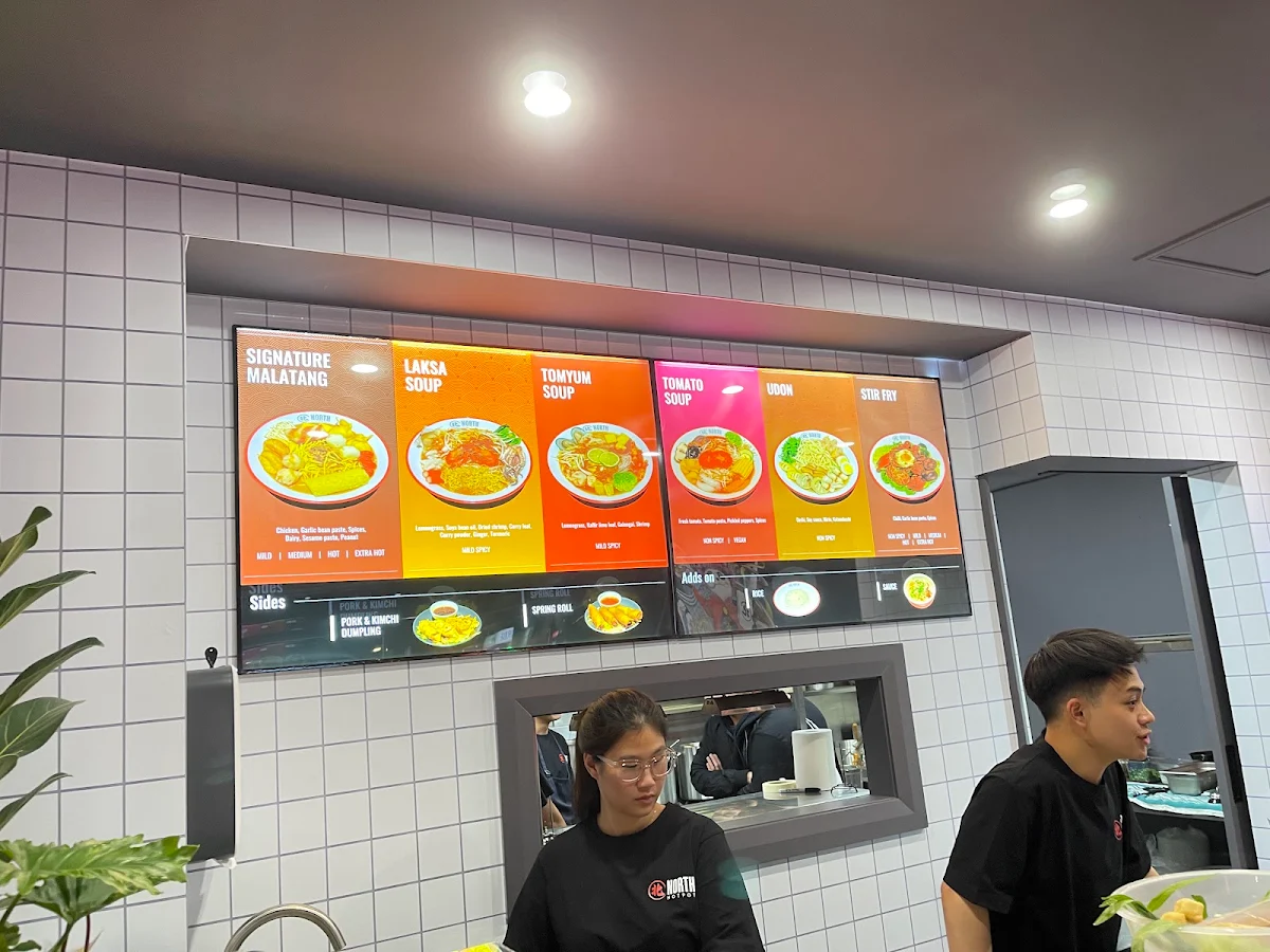 Menu, North Hot Pot O'Connell