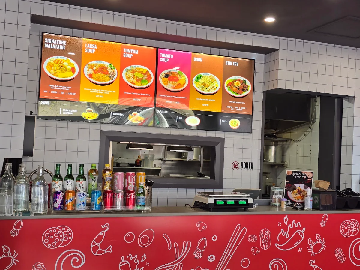 Menu, North Hot Pot O'Connell
