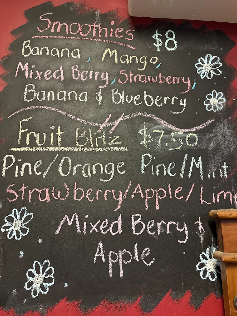 Menu, The Cherry Tree Coffee & Dining