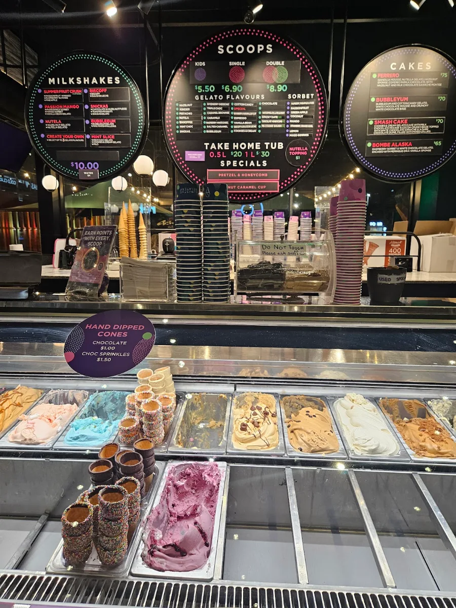 Menu, Augustus Gelatery - Doncaster