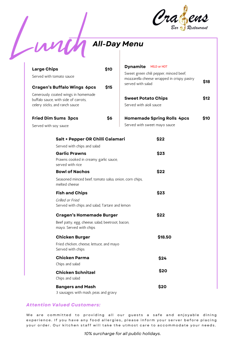 Menu photo 1