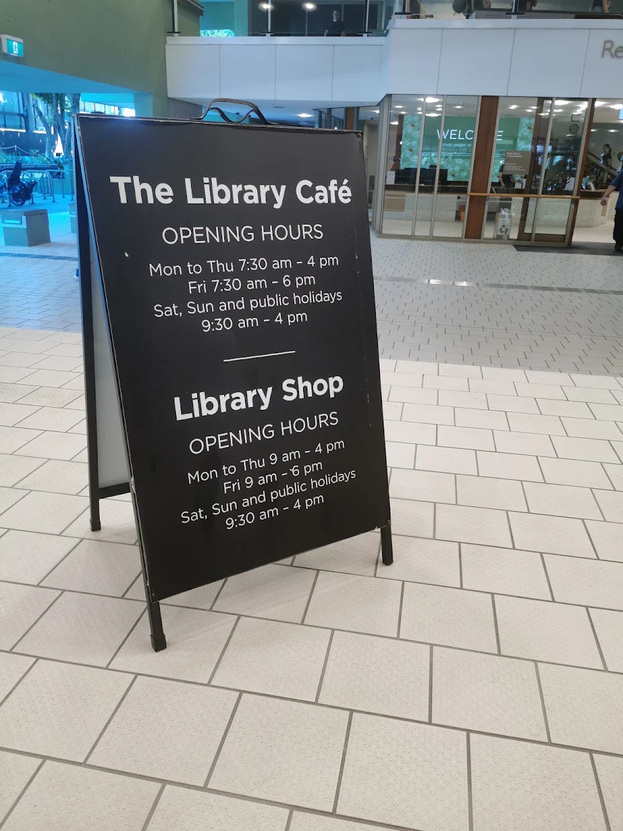 Menu, The Library Cafe