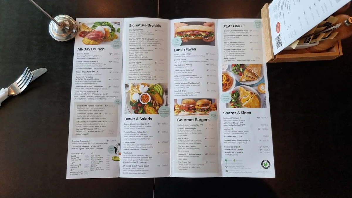 Menu, The Coffee Club