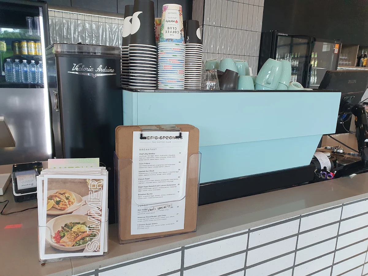 Menu, The Coffee Club