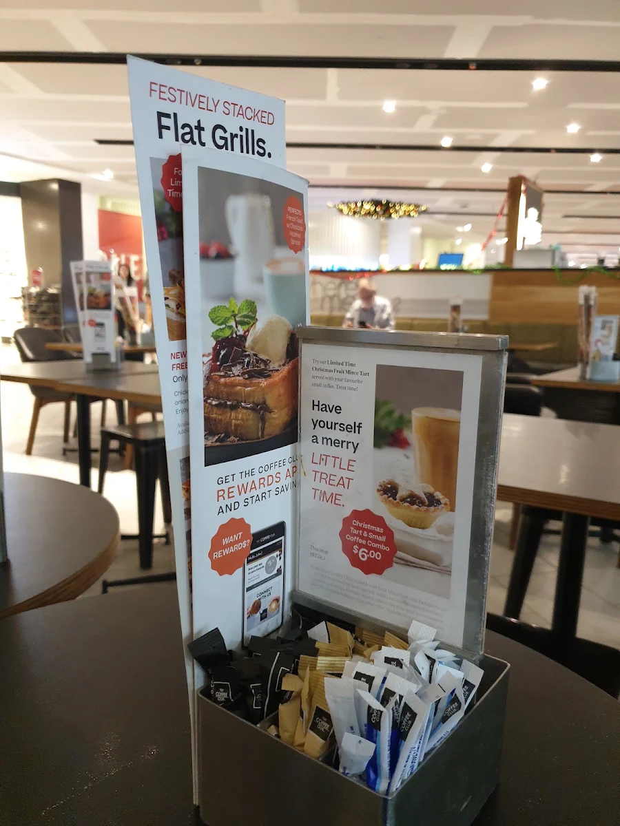 Menu, The Coffee Club Highpoint