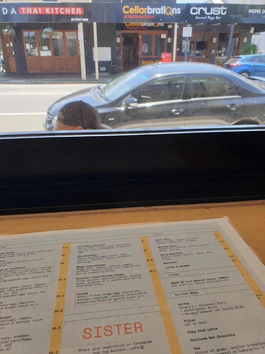 Menu, SISTER