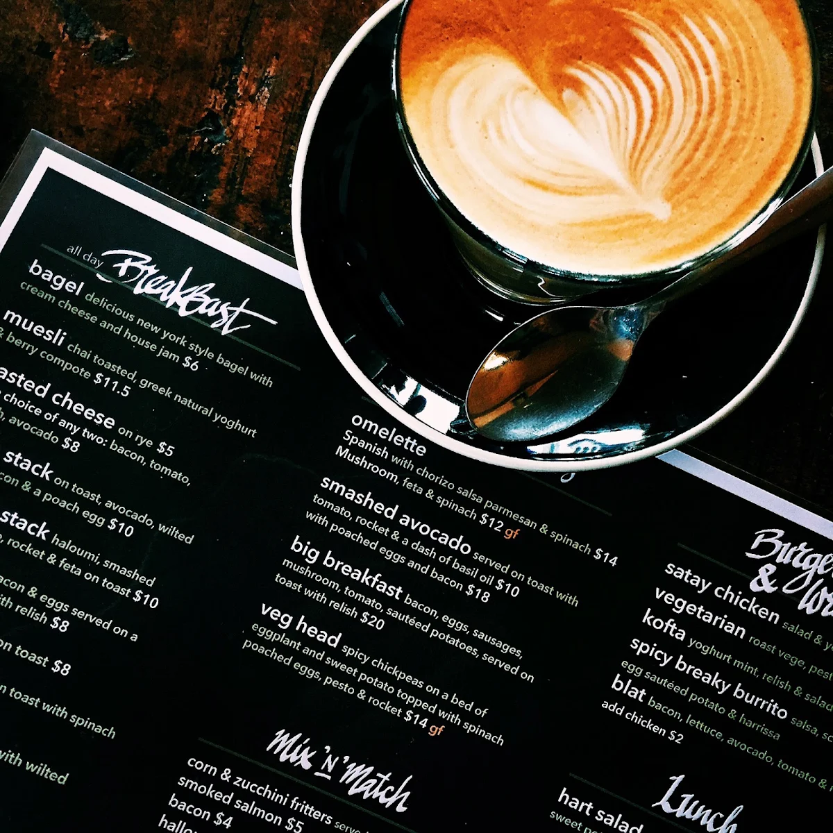 Menu, Kopi Lennox
