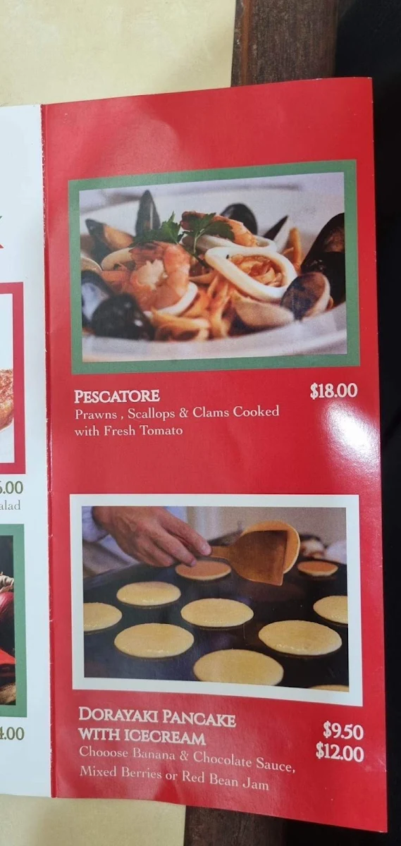 Menu, La Cucina Della Pasta