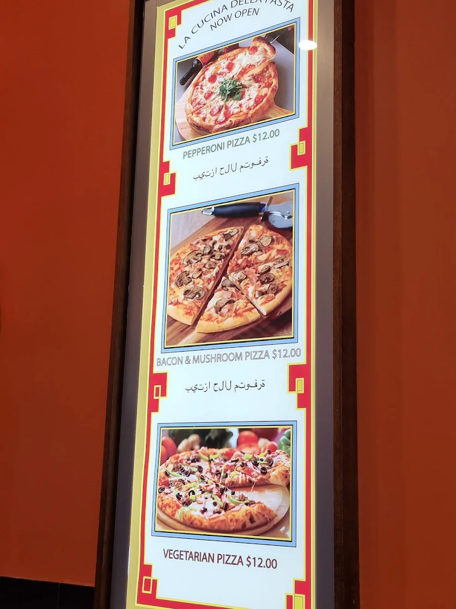 Menu, La Cucina Della Pasta
