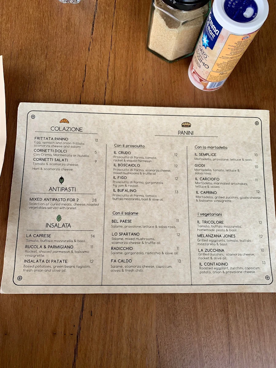 Menu, Pausa Pranzo