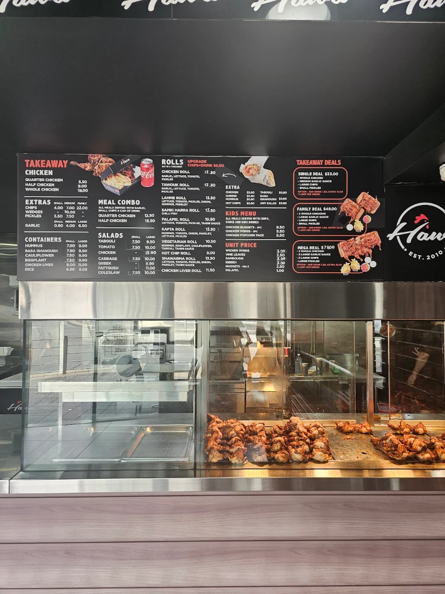 Menu, Hawa Chicken