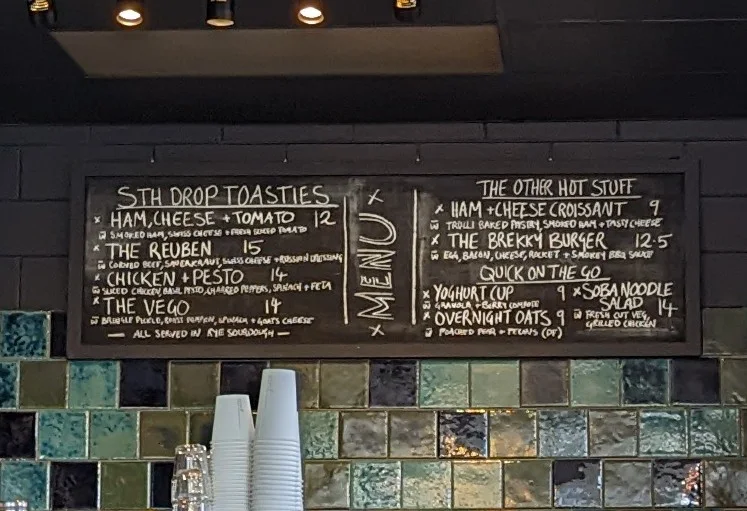Menu, Sth Drop