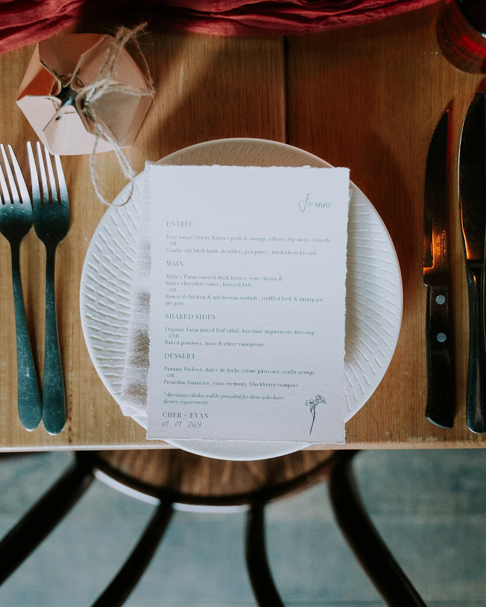 Menu, Panama Dining Room