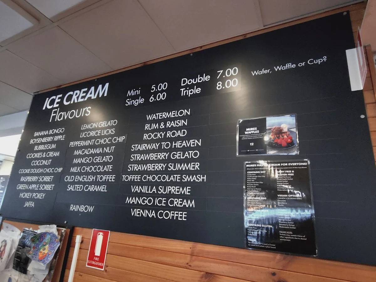 Menu, Mures Lower Deck