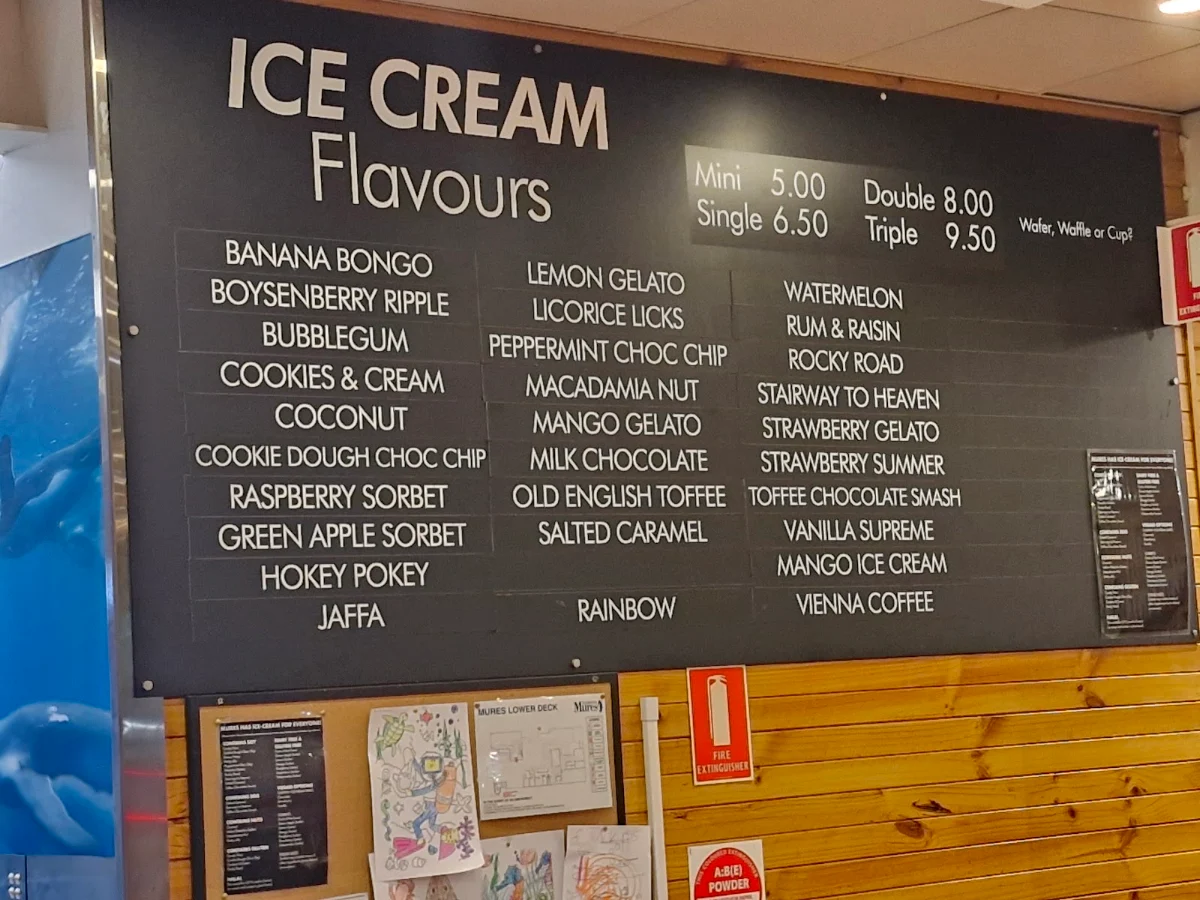 Menu, Mures Lower Deck