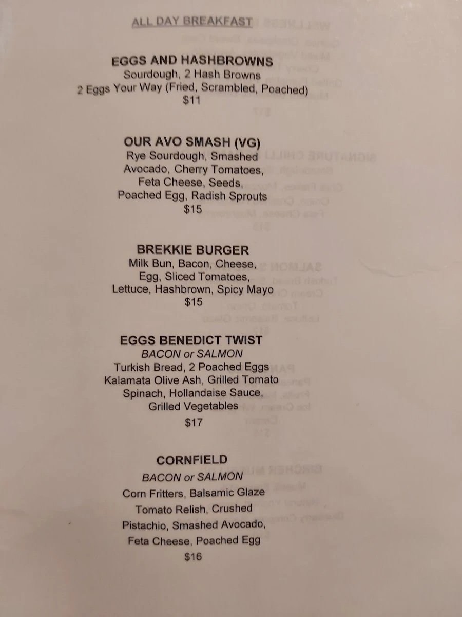 Menu, Kana Sushi East Ryde & Fox and Bird Cafe