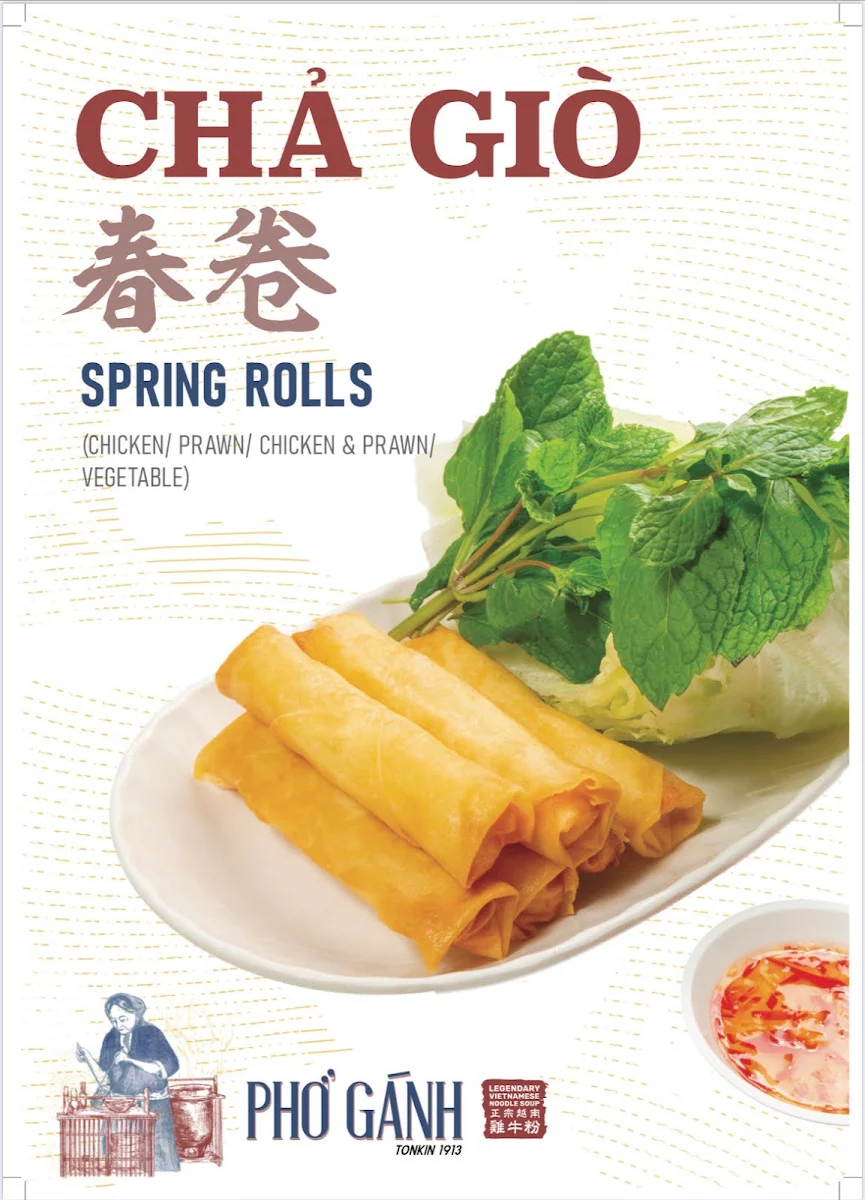 Menu, Pho GANH by TRAN MINH (PHO MINH PASTEUR)