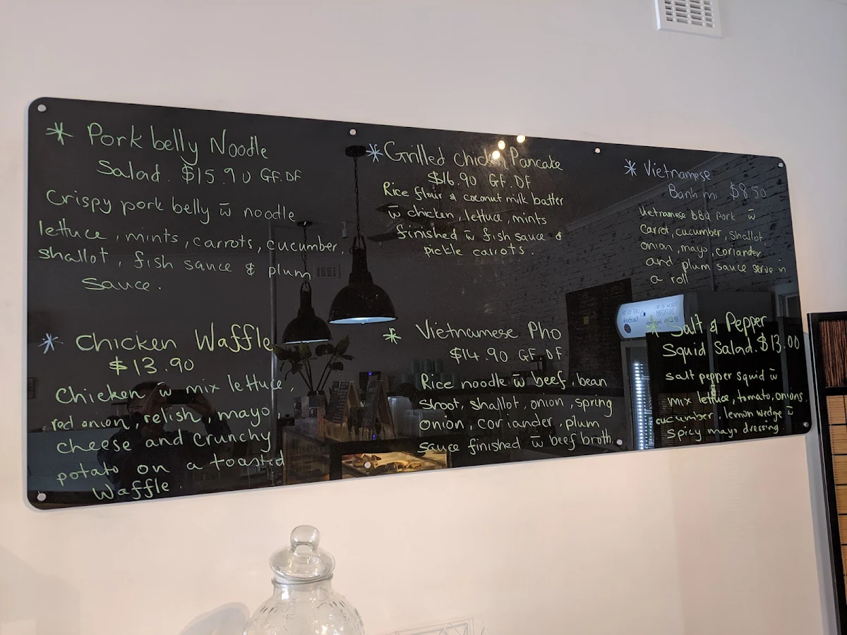 Menu, Mount Gambier Little Saigon Cafe