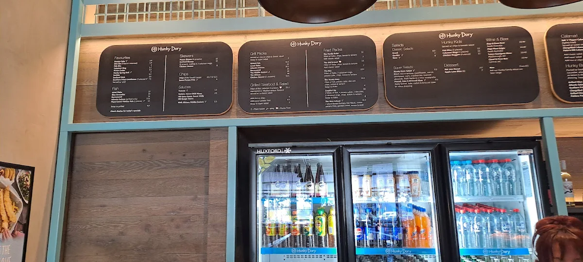 Menu, Hunky Dory Epping