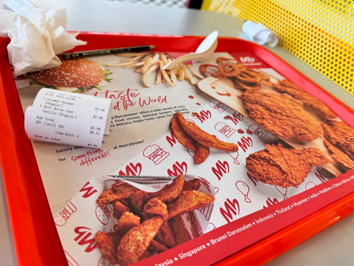Menu, Marrybrown Dandenong Square