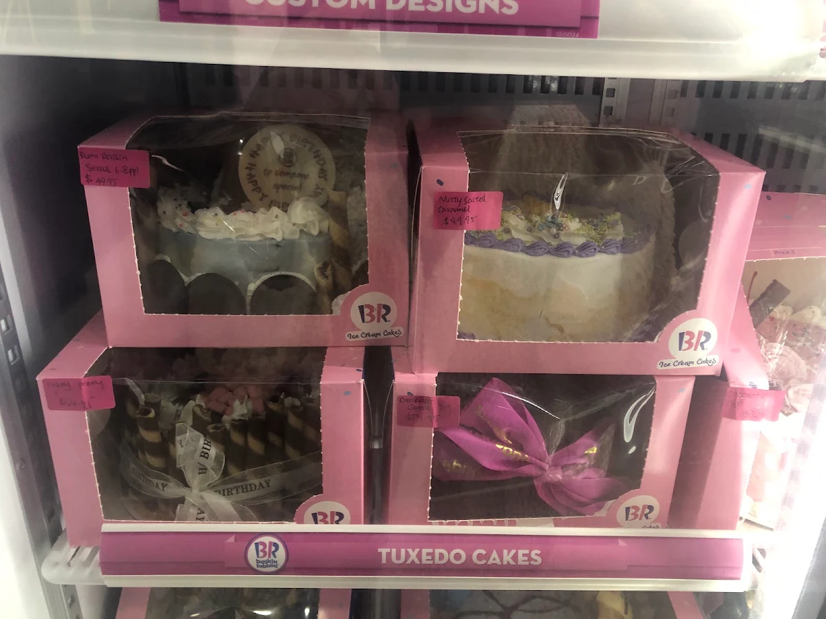 Menu, Baskin-Robbins Forest Lake