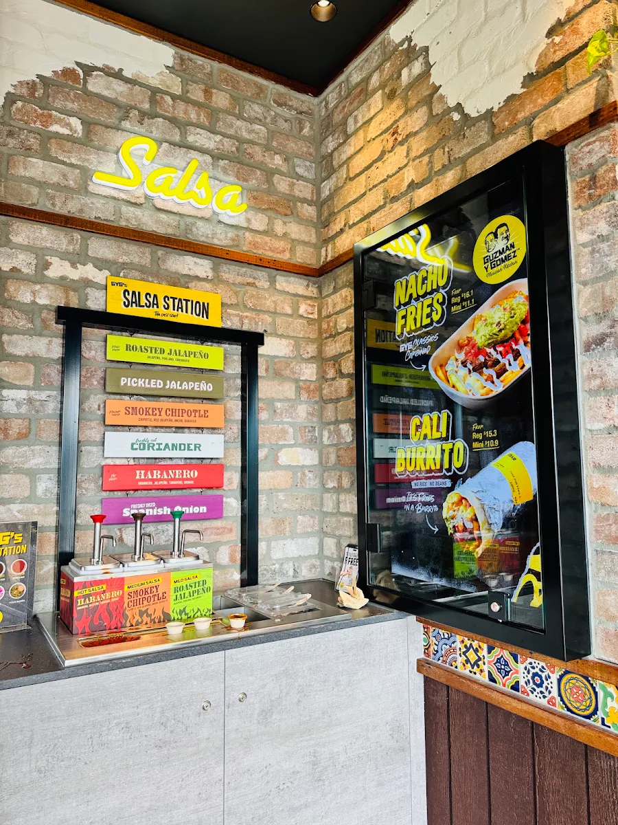 Menu, Guzman y Gomez - Underwood