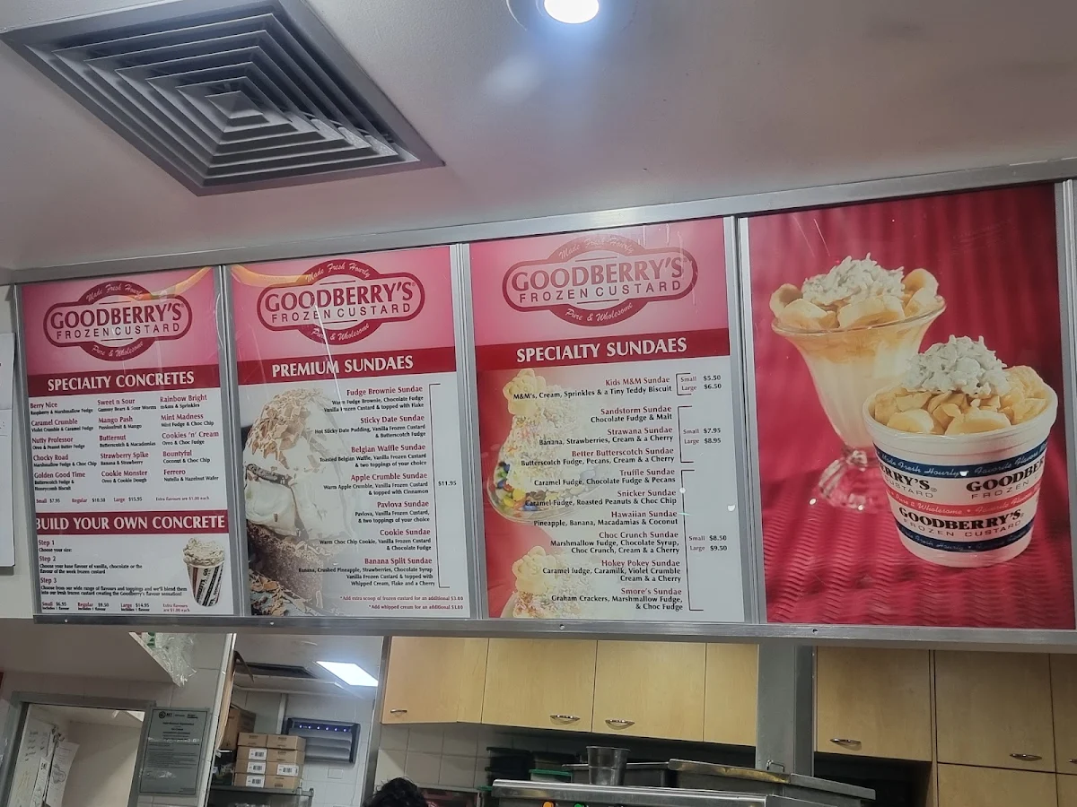 Menu, Goodberry's