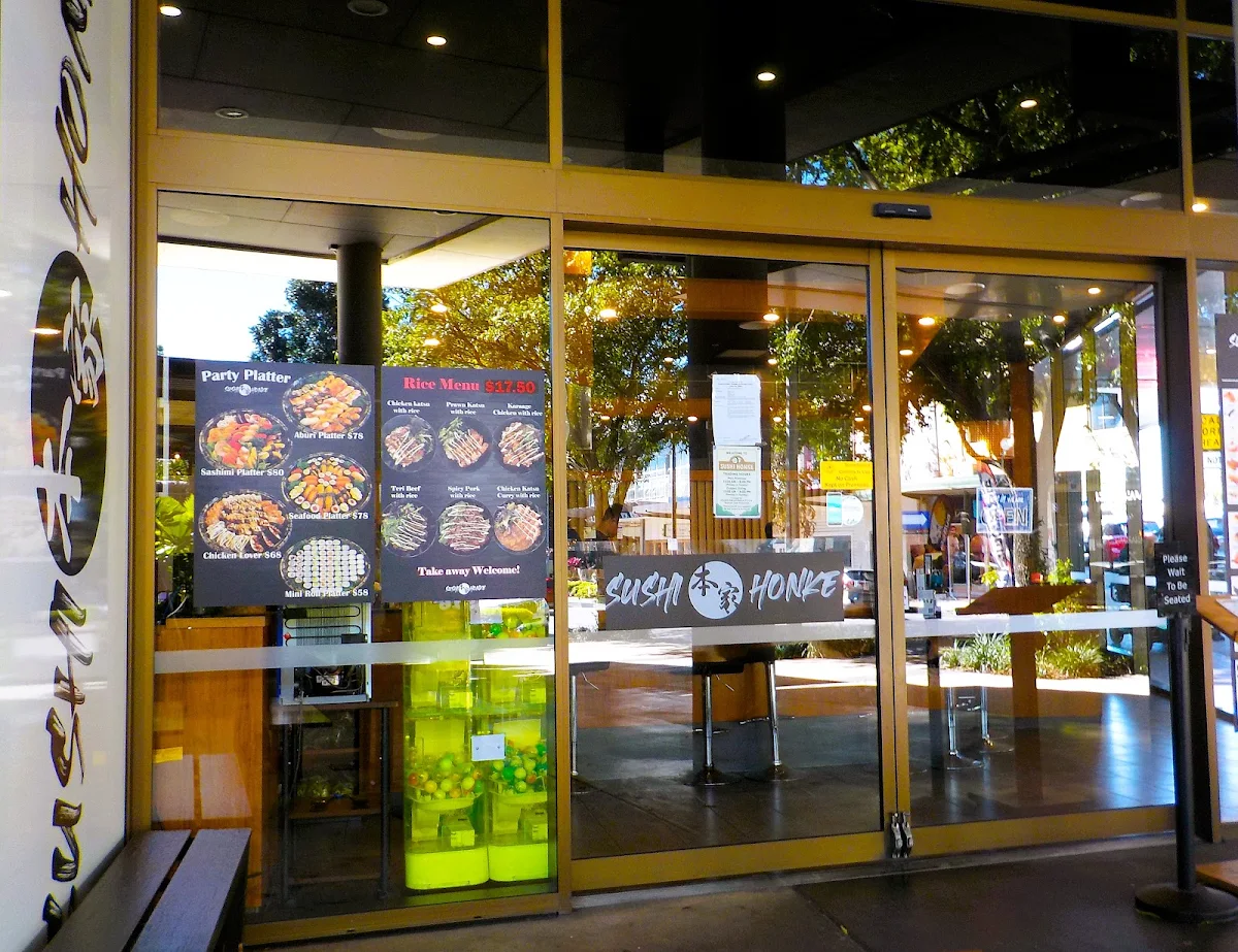 Menu, Sushi honke