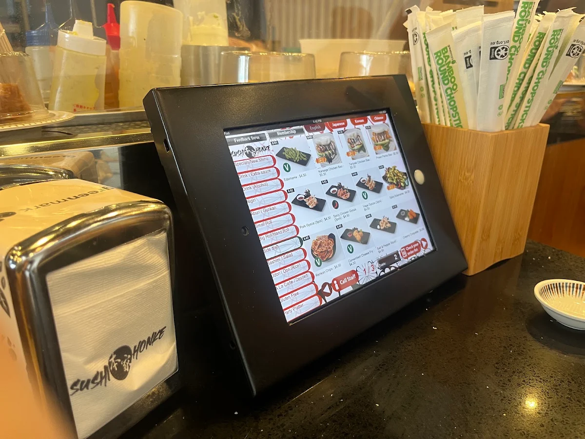 Menu, Sushi honke