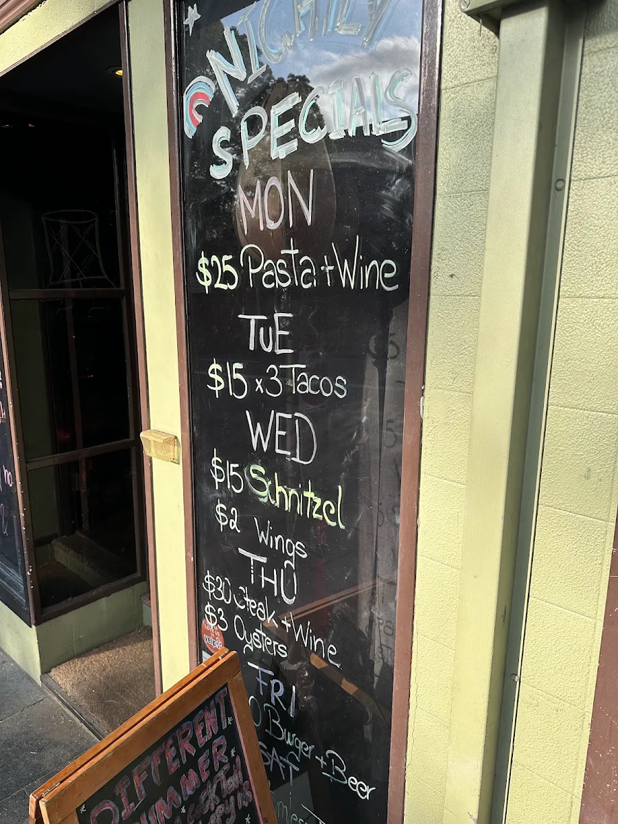 Menu, The Drummer (Formerly The Different Drummer)