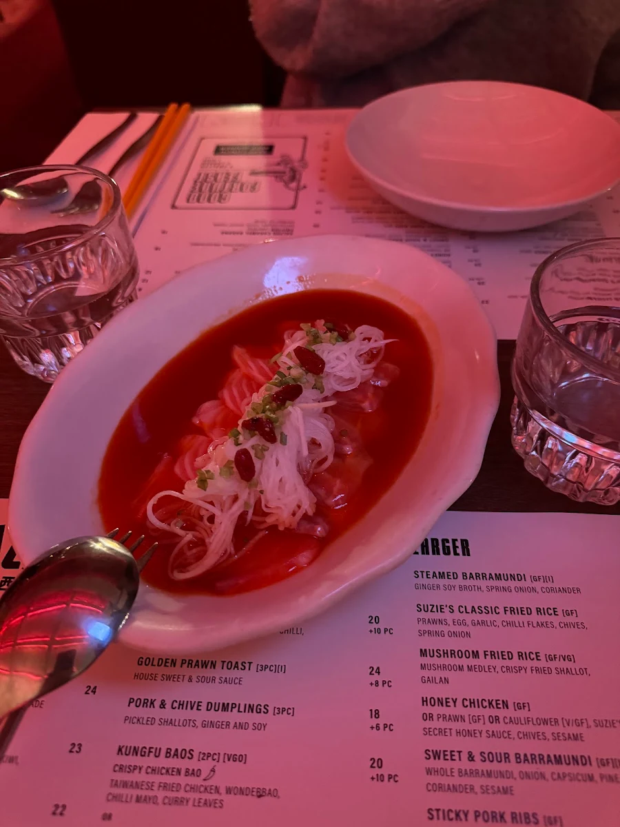 Menu, Suzie Q