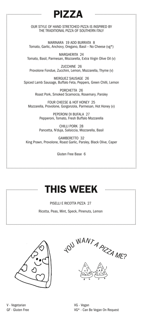 Menu, The Dolphin Hotel