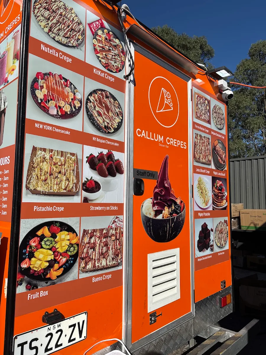 Menu, Callum Crepes