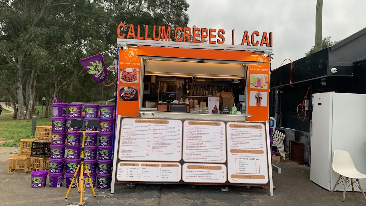 Menu, Callum Crepes