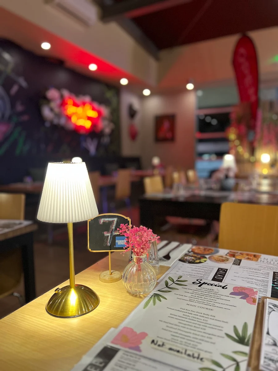 Menu, Lime Leaf Thai Restaurant