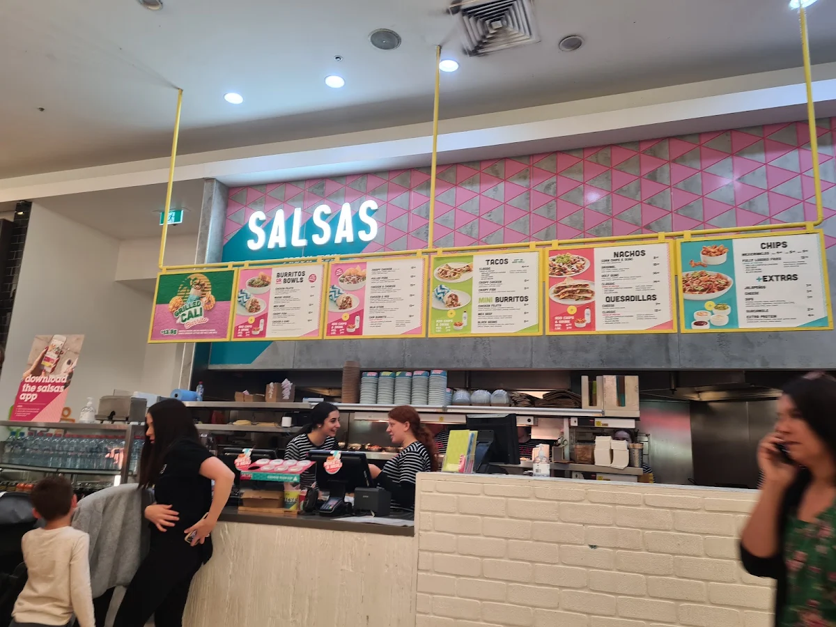 Menu, Salsa's Fresh Mex Grill