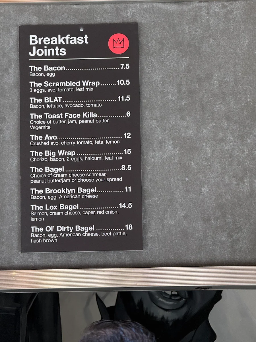 Menu, Brooklyn Bridge Deli