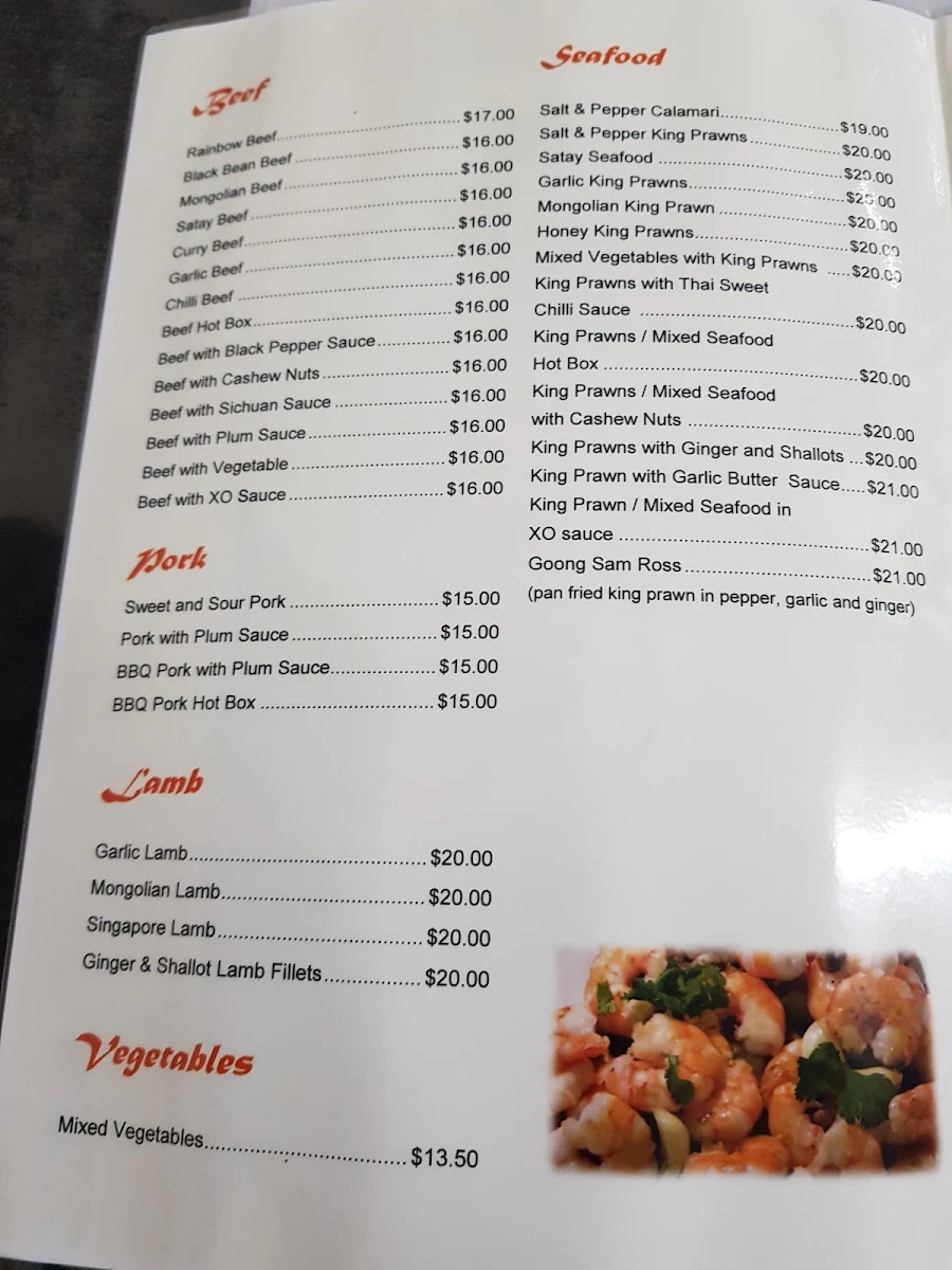 Menu, Dum Dum Dumplings