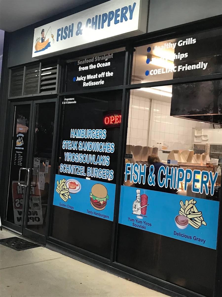 Menu, Off The Boat Fish & Chippery & Kebab
