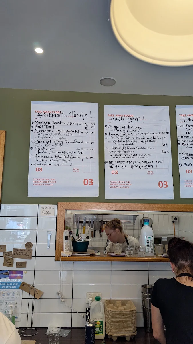 Menu, Bothy