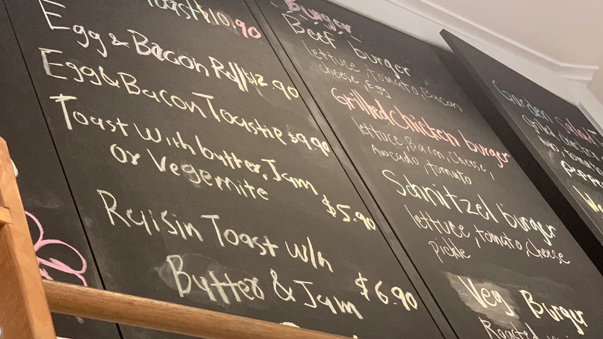 Menu, Di Parsia Pasticceria Caffe