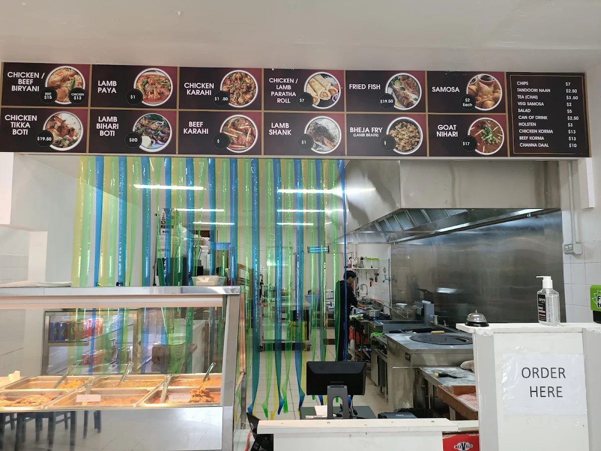 Menu, Biryani & Grill