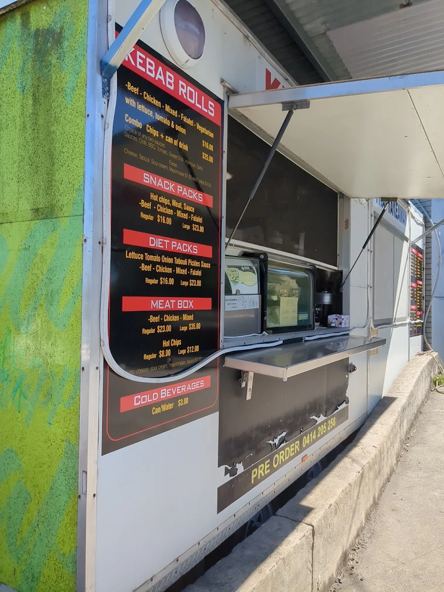 Menu, Peats Ridge Kebab and Thai