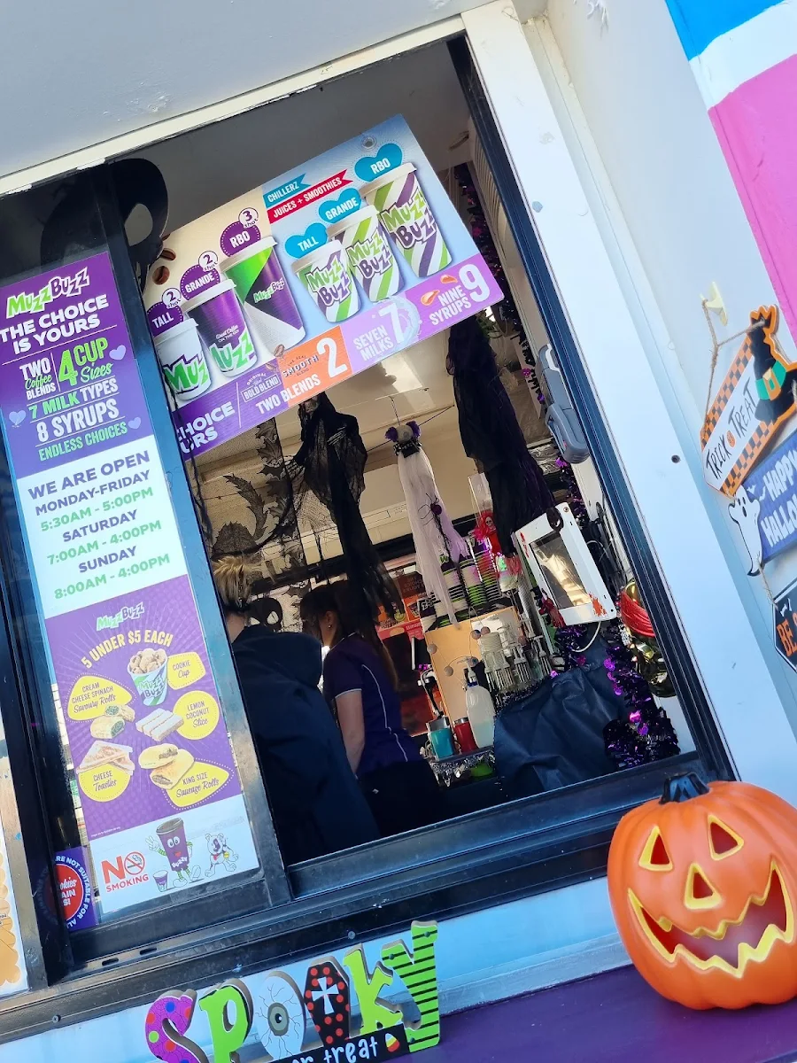 Menu, Muzz Buzz - Rockingham