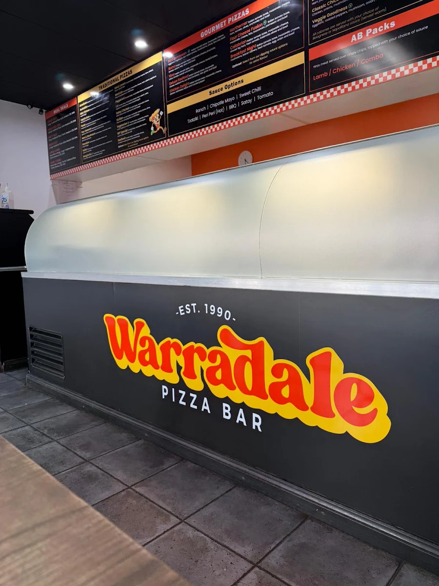 Menu, Warradale Pizza House Adelaide